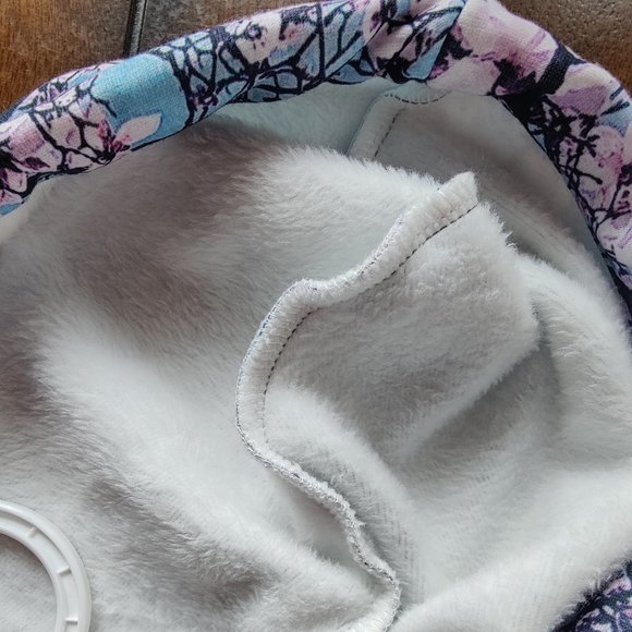 NEW Sakura Hoodie, Plush Inside, Cherry Blossoms - Picture 4 of 5